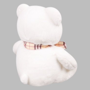 Мягкая игрушка BULU-XIONG Мишка BL-779-30CM-3, высота 30 см, белый