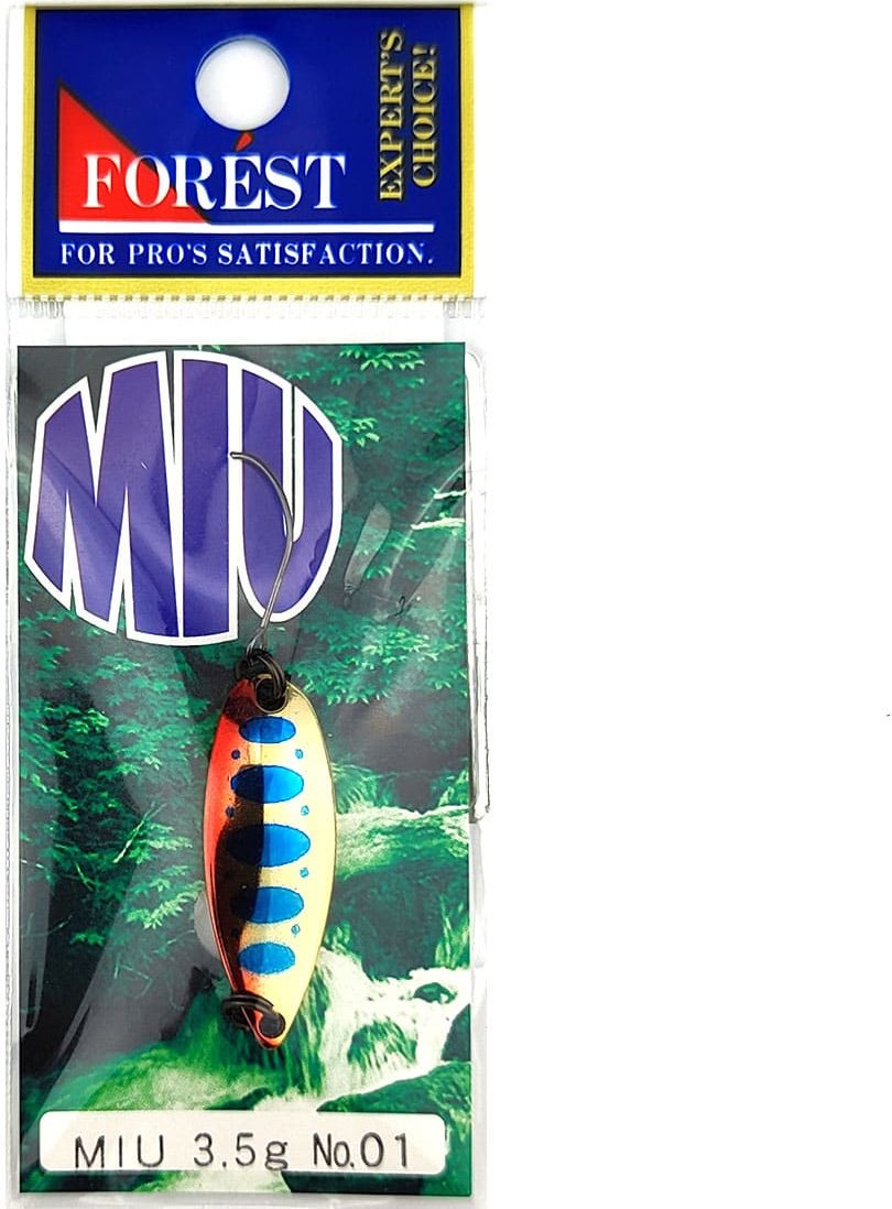 Блесна FOREST Forest Miu Native Series 3.5g 1 шт 32 мм Red Gold Yamame купить,3500