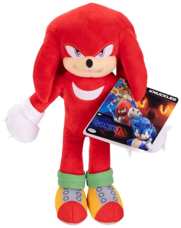 Мягкая игрушка Sonic Knuckles, высота 22 см, красный