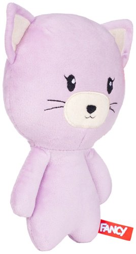 Мягкая игрушка Fancy Котик, высота 20 см, фиолетовый