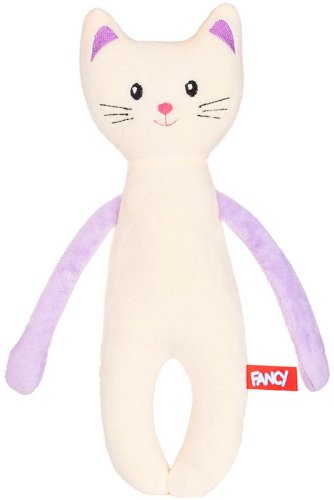 Мягкая игрушка Fancy мягконабивная"Котик", высота 30 см, белый