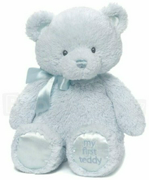 Мягкая игрушка Gund медведь, высота 25 см, голубой