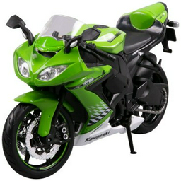 Maisto Kawasaki ZX-10R 31101/16, металл, пластик, зеленый