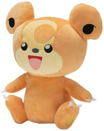 Мягкая игрушка Pokemon Teddiursa, высота 30 см, коричневый
