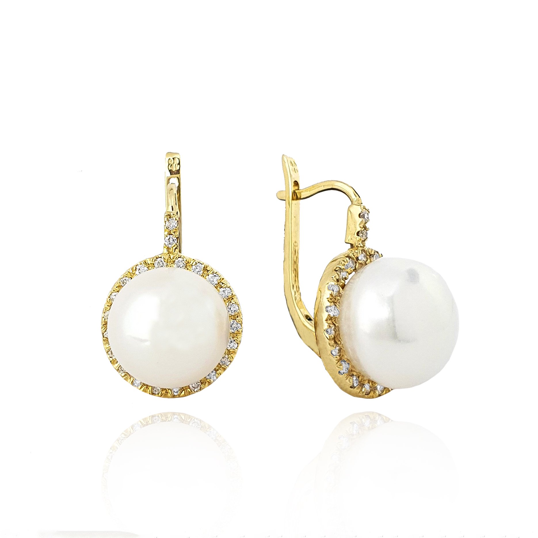 Серьги Goldos Premium SDE2503 9,5гр 0,40ct. купить,NaN