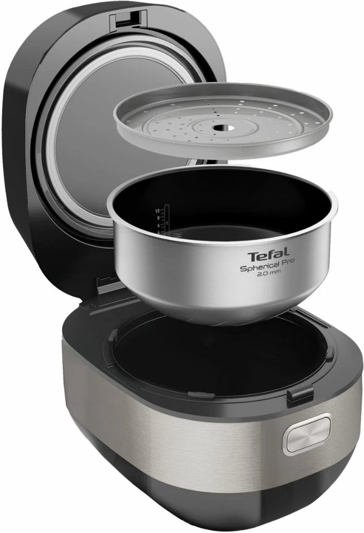Мультиварка Tefal RK908A32 черно-серебристая купить,NaN