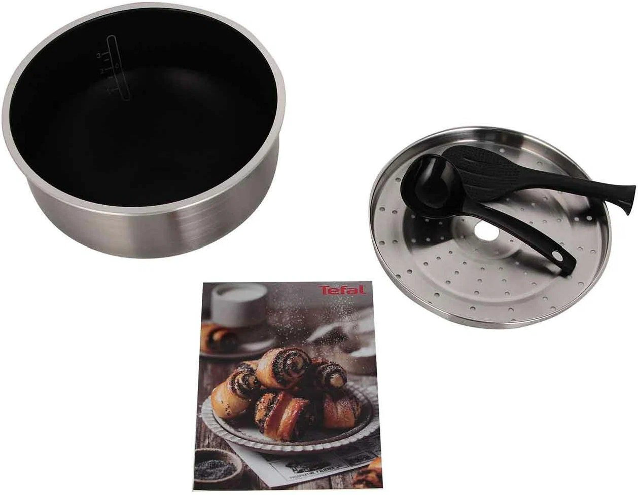 Мультиварка Tefal RK908A32 черно-серебристая купить,NaN