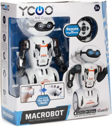 Робот Silverlit 88045Y, высота 21 см, белый - ForteMarket Робот Silverlit 88045Y, высота 21 см, белый купить,0