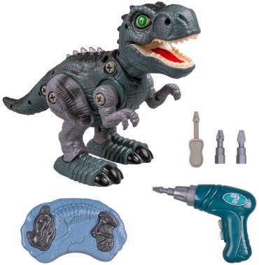 Тираннозавр на радиоуправлении Dinosaur Planet RS036-1, серый