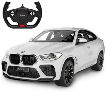 Машинка BMW Х6 M на радиоуправлении Rastar 99200W, белый