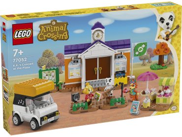 Конструктор LEGO Концерт К.К. на площади Animal Crossing 77052, деталей 550 шт