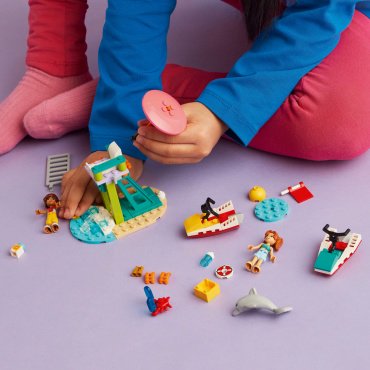 Конструктор LEGO Пляжный водный скутер Friends 42623, деталей 84 шт