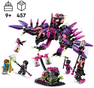Конструктор LEGO Кошмарные существа Неверной Ведьмы DREAMZzz 71483, деталей 457 шт купить,NaN
