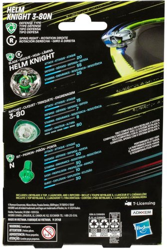 Набор Стартовый набор - Helm Knight 3-80N Bey Blade G0175/F9581