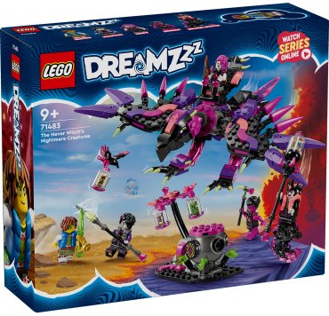 Конструктор LEGO Кошмарные существа Неверной Ведьмы DREAMZzz 71483, деталей 457 шт