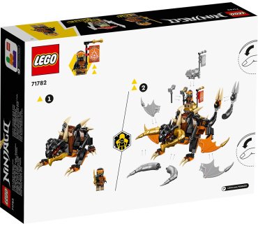 Конструктор LEGO Земляной дракон Коула 71782, деталей 285 шт купить,NaN