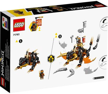 Конструктор LEGO Земляной дракон Коула 71782, деталей 285 шт купить,NaN