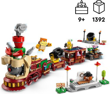 Конструктор LEGO Поезд-экспресс Боузер Super Mario 71437, деталей 1392 шт купить,NaN