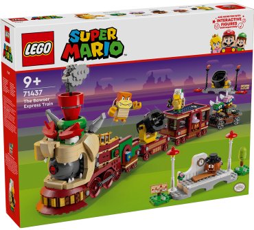 Конструктор LEGO Поезд-экспресс Боузер Super Mario 71437, деталей 1392 шт