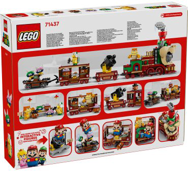 Конструктор LEGO Поезд-экспресс Боузер Super Mario 71437, деталей 1392 шт купить,NaN