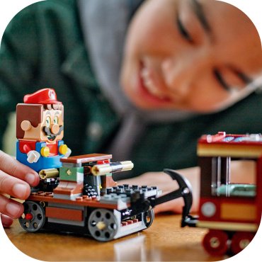 Конструктор LEGO Поезд-экспресс Боузер Super Mario 71437, деталей 1392 шт