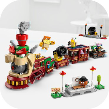 Конструктор LEGO Поезд-экспресс Боузер Super Mario 71437, деталей 1392 шт купить,NaN