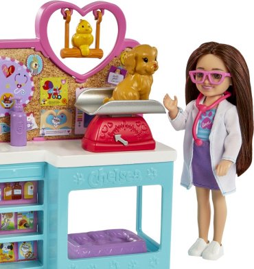 Набор Family. Игровой набор Челси в ветеринарной клинике Barbie HGT120 купить,NaN