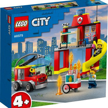 Конструктор LEGO Пожарная часть и пожарная машина 60375, деталей 153 шт купить,22290