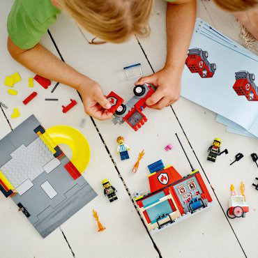 Конструктор LEGO Пожарная часть и пожарная машина 60375, деталей 153 шт купить,22290
