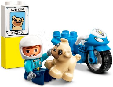 Конструктор LEGO Полицейский мотоцикл 10967, деталей 5 шт