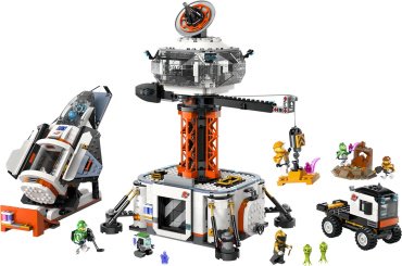 Конструктор LEGO Космическая база и стартовая площадка для ракет CITY 60434, деталей 1422 шт купить,0