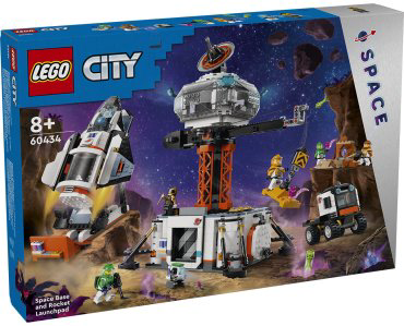 Конструктор LEGO Космическая база и стартовая площадка для ракет CITY 60434, деталей 1422 шт купить,NaN