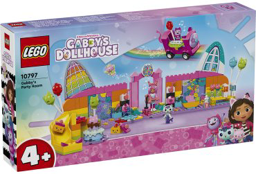 Конструктор LEGO Комната для вечеринки Габби Gabby's Dollhouse 10797, деталей 252 шт купить,NaN