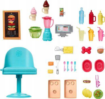 Mattel Barbie Фургончик с едой GMW07