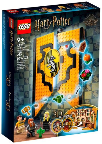 Конструктор LEGO Флаг факультета Пуффендуй 76412, деталей 313 шт купить,NaN