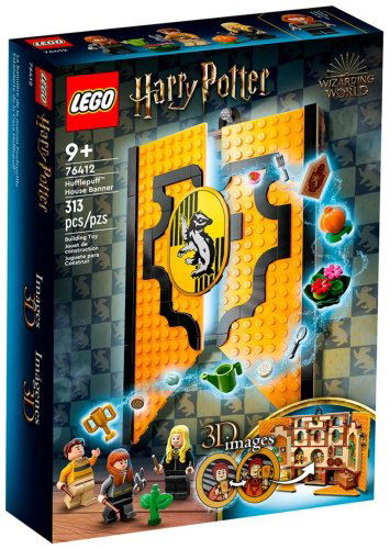 Конструктор LEGO Флаг факультета Пуффендуй 76412, деталей 313 шт купить,NaN