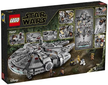 Конструктор LEGO Star Wars Сокол Тысячелетия 75257, деталей 1353 шт