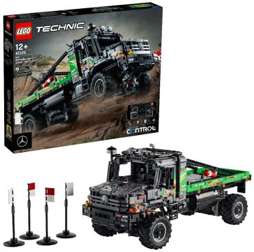 Конструктор LEGO Полноприводный грузовик-внедорожник Mercedes-Benz Zetros 42129, деталей 2108 шт