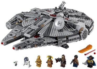 Конструктор LEGO Star Wars Сокол Тысячелетия 75257, деталей 1353 шт