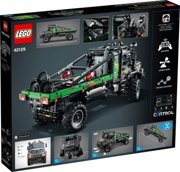 Конструктор LEGO Полноприводный грузовик-внедорожник Mercedes-Benz Zetros 42129, деталей 2108 шт