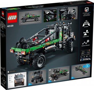 Конструктор LEGO Полноприводный грузовик-внедорожник Mercedes-Benz Zetros 42129, деталей 2108 шт купить,NaN
