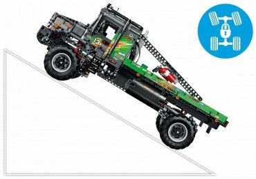 Конструктор LEGO Полноприводный грузовик-внедорожник Mercedes-Benz Zetros 42129, деталей 2108 шт