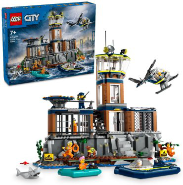 Конструктор LEGO Остров полицейской тюрьмы CITY 60419, деталей 980 шт купить,NaN