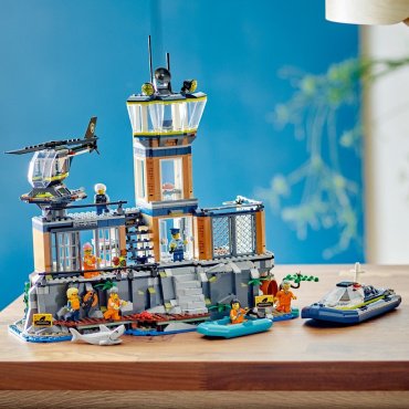 Конструктор LEGO Остров полицейской тюрьмы CITY 60419, деталей 980 шт - ForteMarket Конструктор LEGO Остров полицейской тюрьмы CITY 60419, деталей 980 шт купить,0