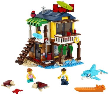 Конструктор LEGO Пляжный домик серферов 31118, деталей 564 шт купить,NaN