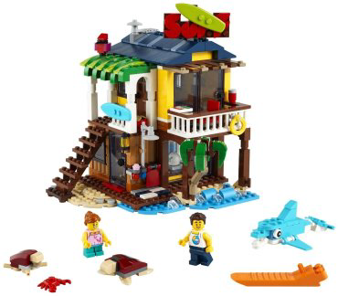 Конструктор LEGO Пляжный домик серферов 31118, деталей 564 шт купить,NaN