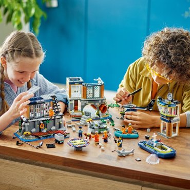 Конструктор LEGO Остров полицейской тюрьмы CITY 60419, деталей 980 шт - ForteMarket Конструктор LEGO Остров полицейской тюрьмы CITY 60419, деталей 980 шт купить,0