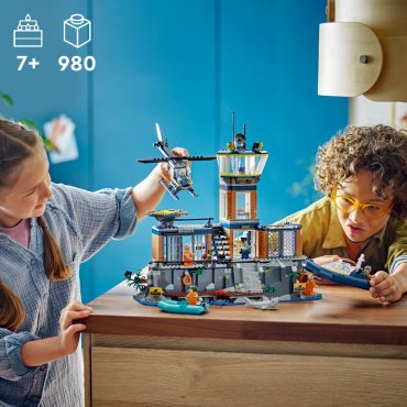 Конструктор LEGO Остров полицейской тюрьмы CITY 60419, деталей 980 шт - ForteMarket Конструктор LEGO Остров полицейской тюрьмы CITY 60419, деталей 980 шт купить,0
