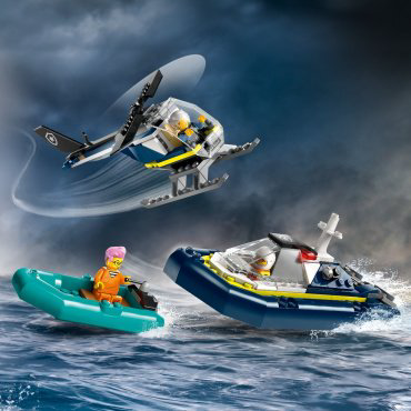 Конструктор LEGO Остров полицейской тюрьмы CITY 60419, деталей 980 шт купить,NaN
