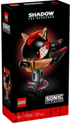 Конструктор LEGO Голова Шедоу Sonic the Hedgehog 77000, деталей 720 шт